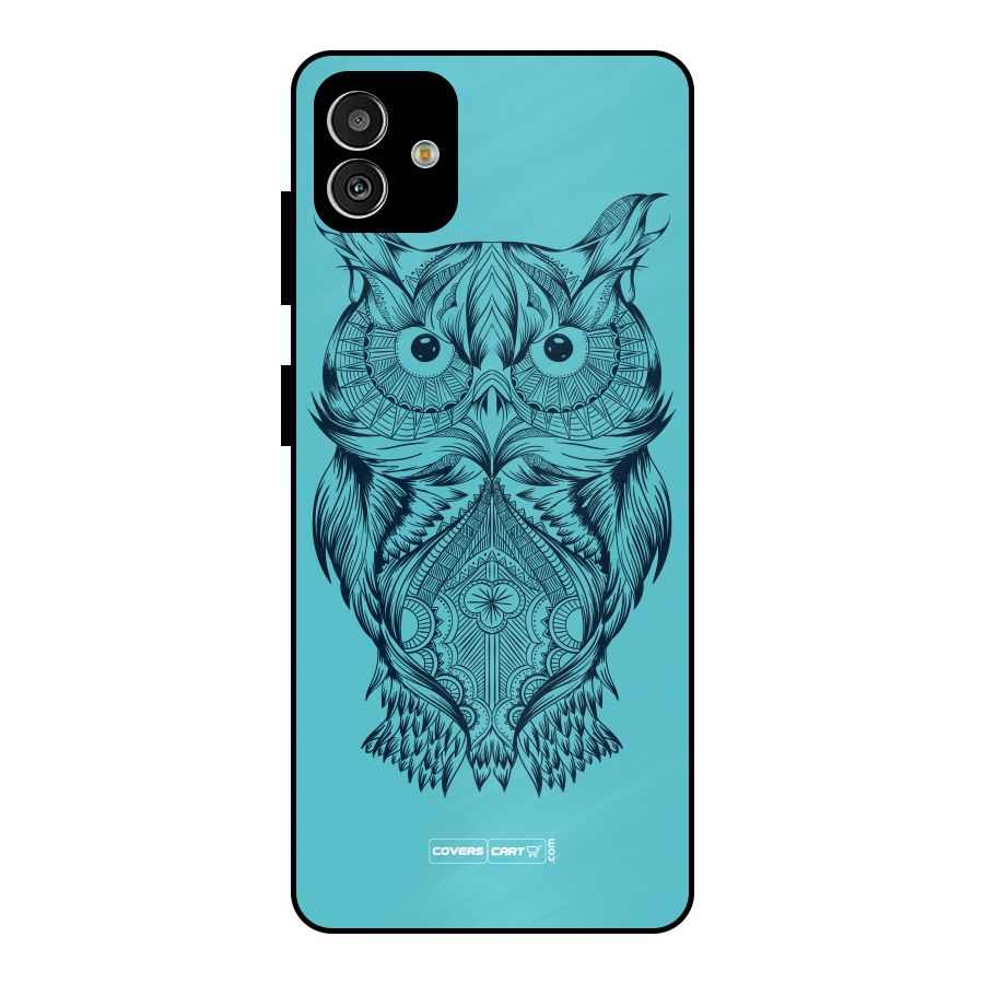 Designer Owl Metal Back Case for Galaxy M13 5G