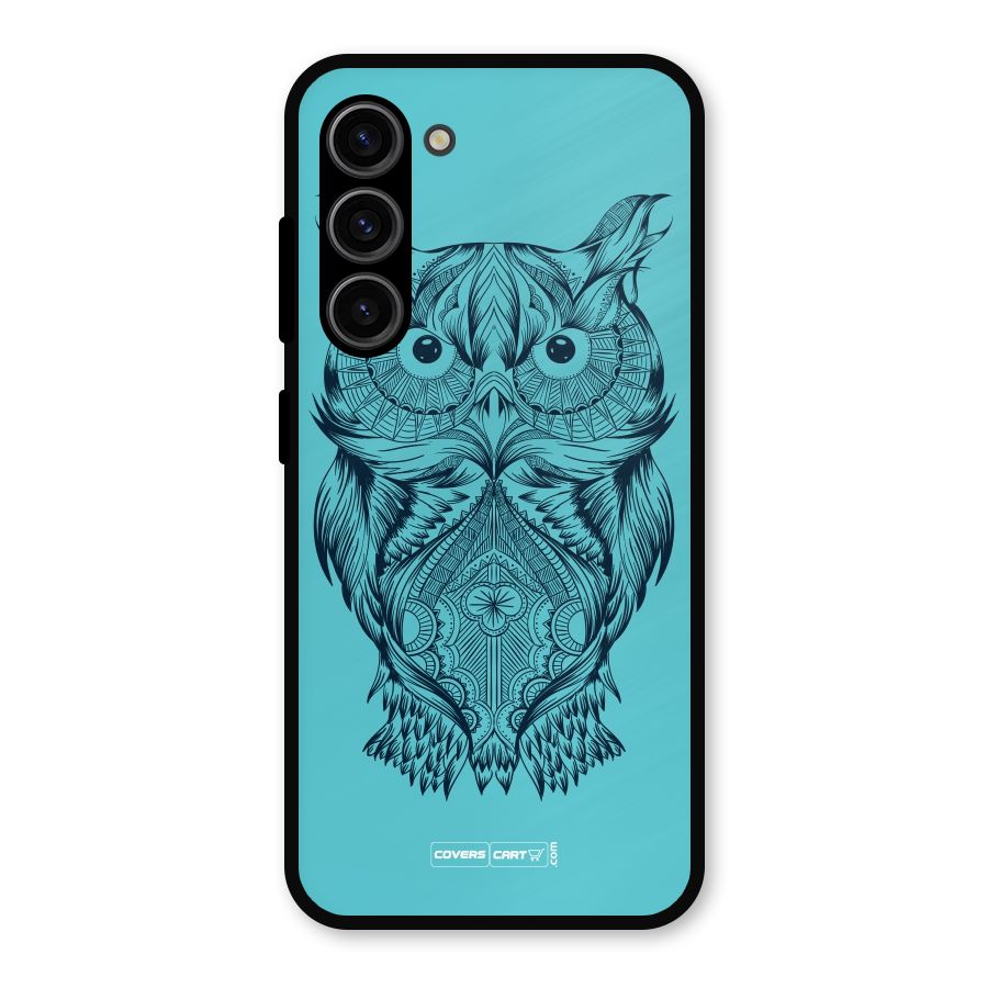 Designer Owl Metal Back Case for Galaxy S23