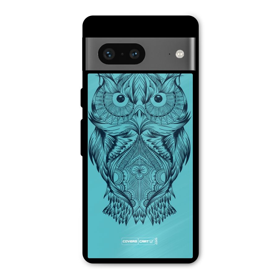 Designer Owl Metal Back Case for Google Pixel 7
