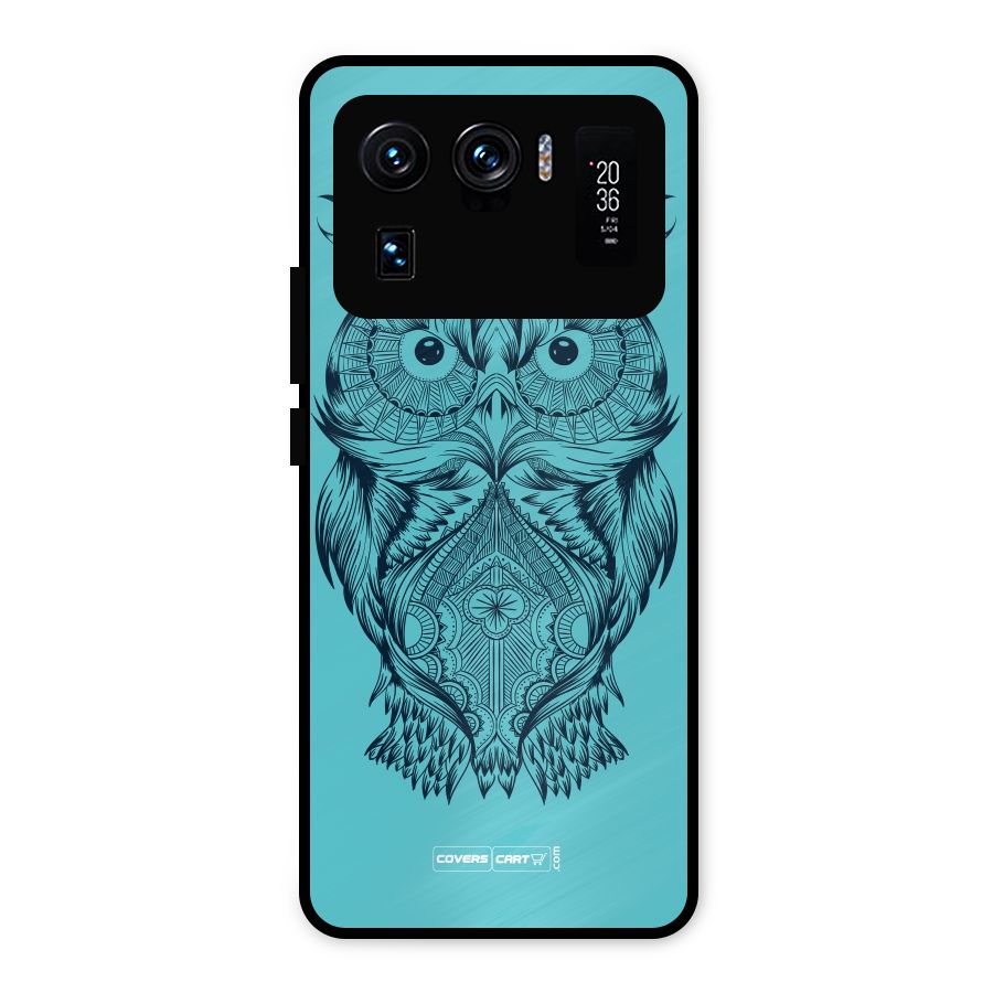 Designer Owl Metal Back Case for Mi 11 Ultra