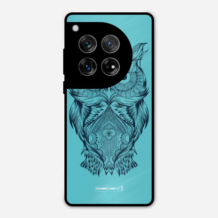 Designer Owl Metal Back Case for OnePlus 12