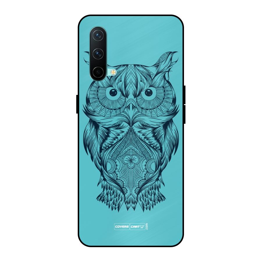 Designer Owl Metal Back Case for OnePlus Nord CE 5G