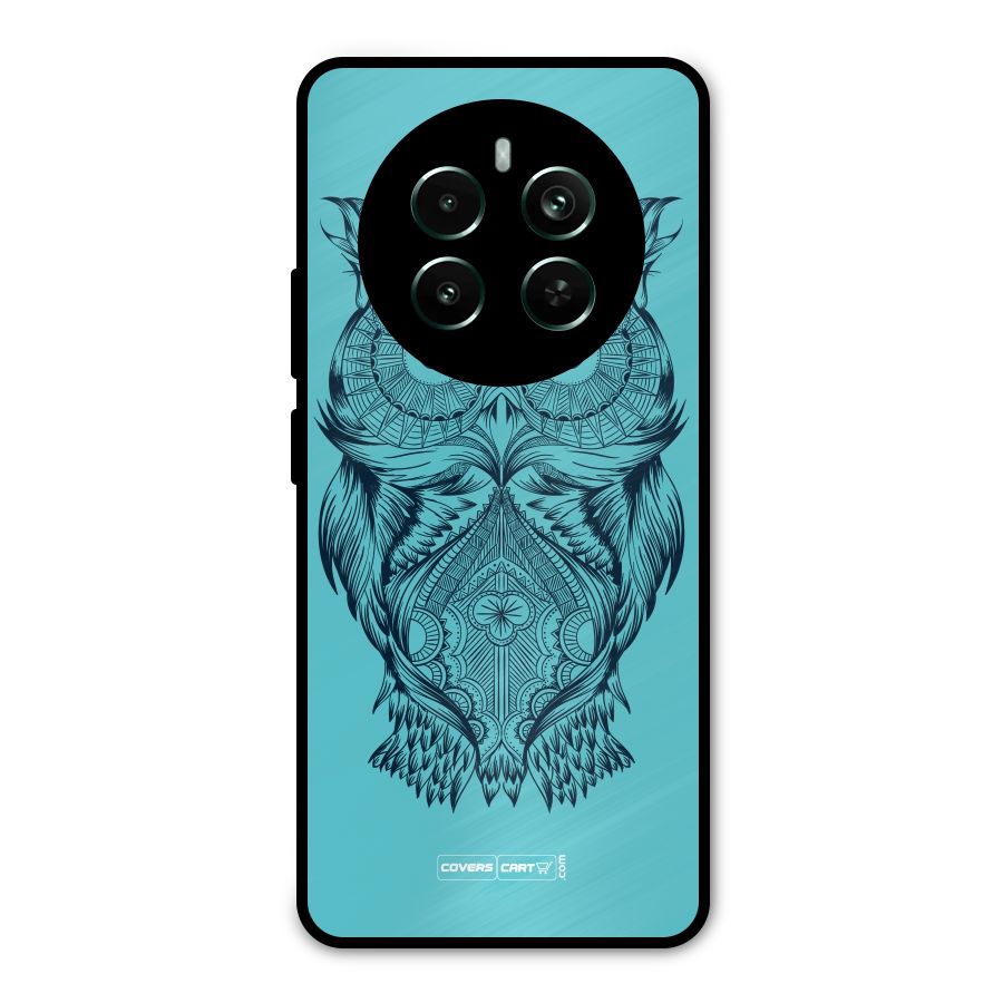 Designer Owl Metal Back Case for Realme 12 Pro Plus