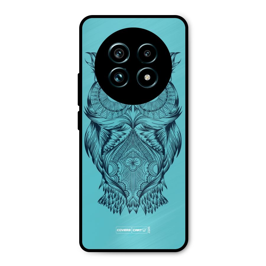 Designer Owl Metal Back Case for Realme 13 Pro Plus