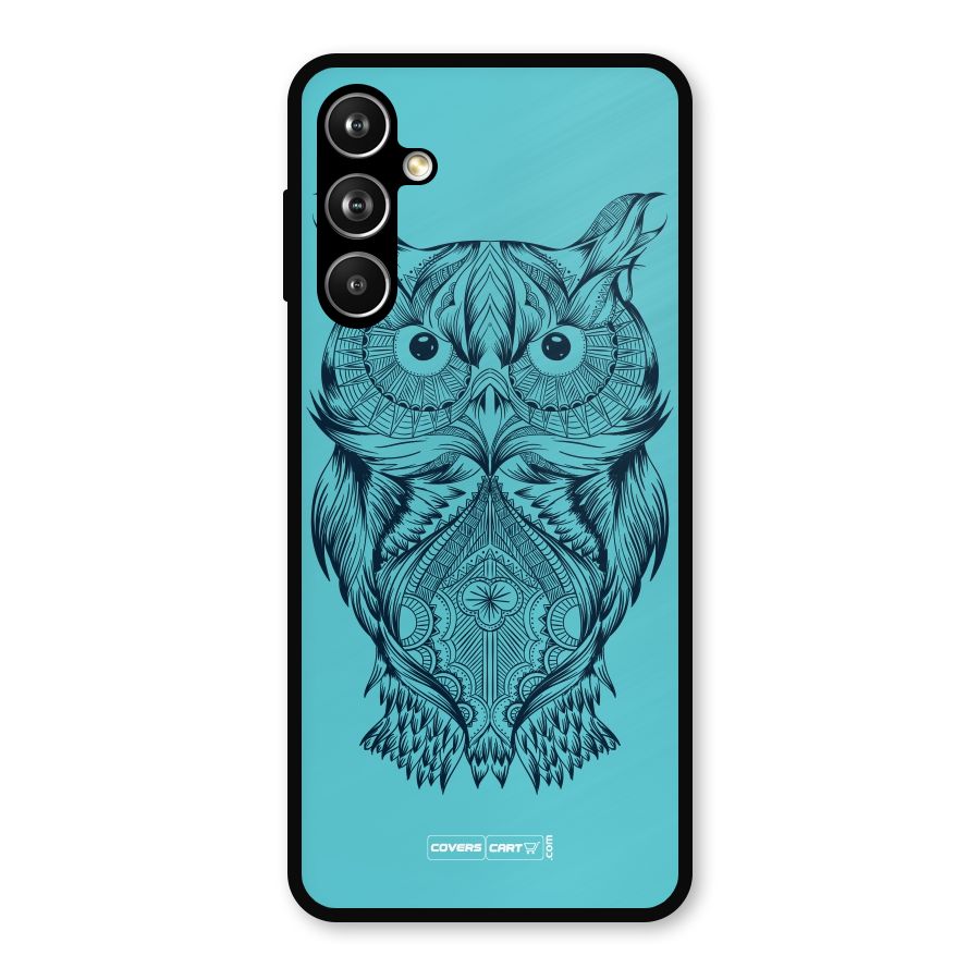 Designer Owl Metal Back Case for Samsung Galaxy M54