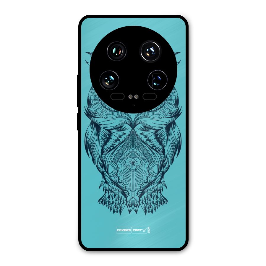 Designer Owl Metal Back Case for Xiaomi 14 Ultra