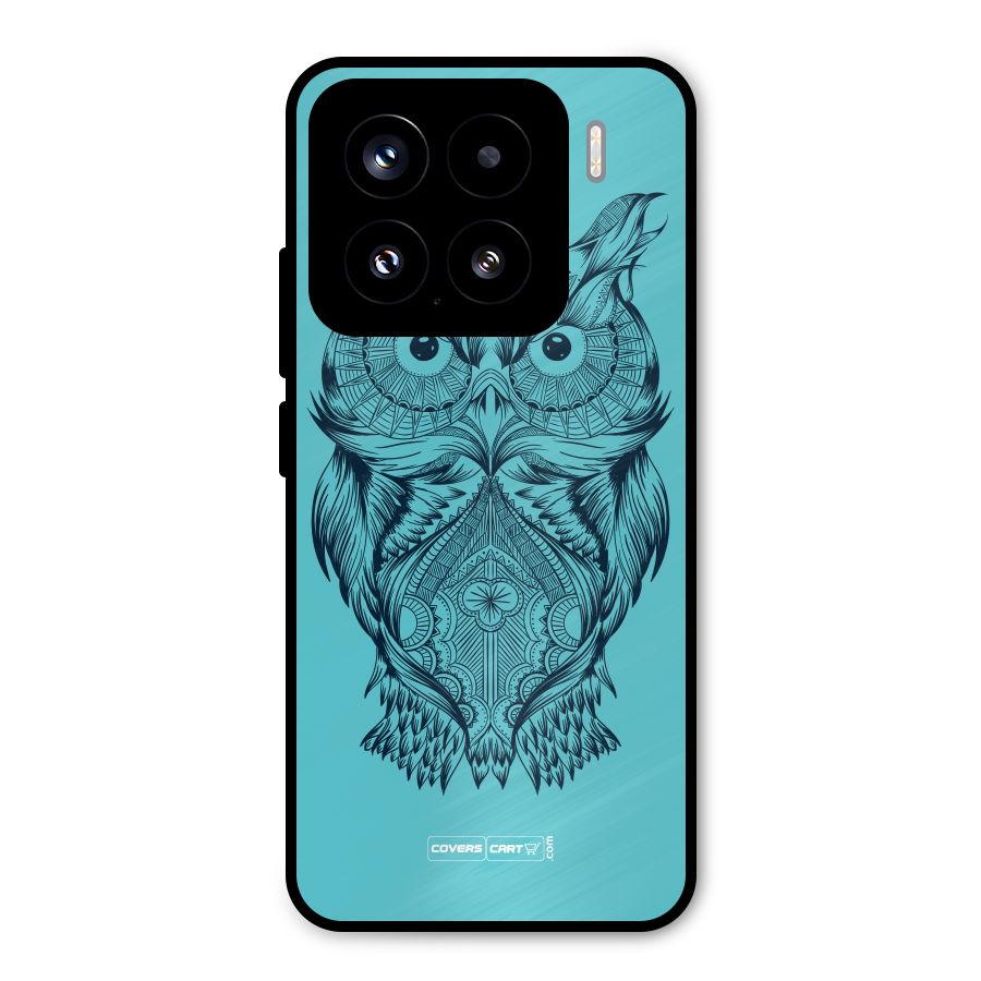 Designer Owl Metal Back Case for Xiaomi 15