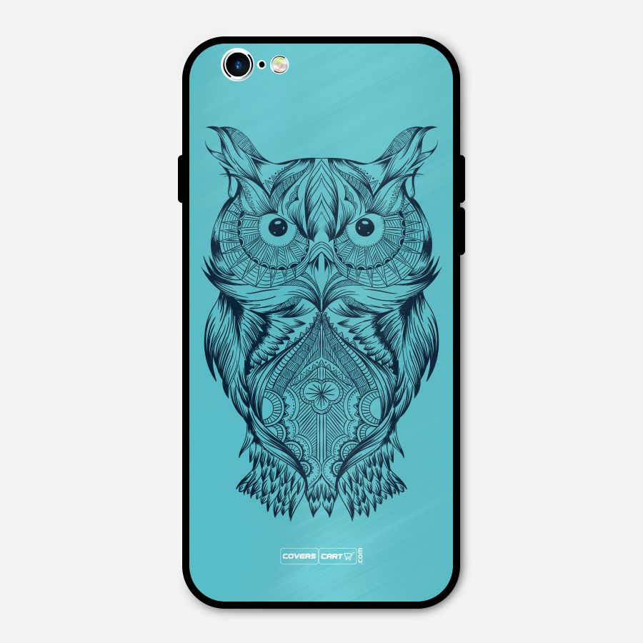 Designer Owl Metal Back Case for iPhone 6 6s