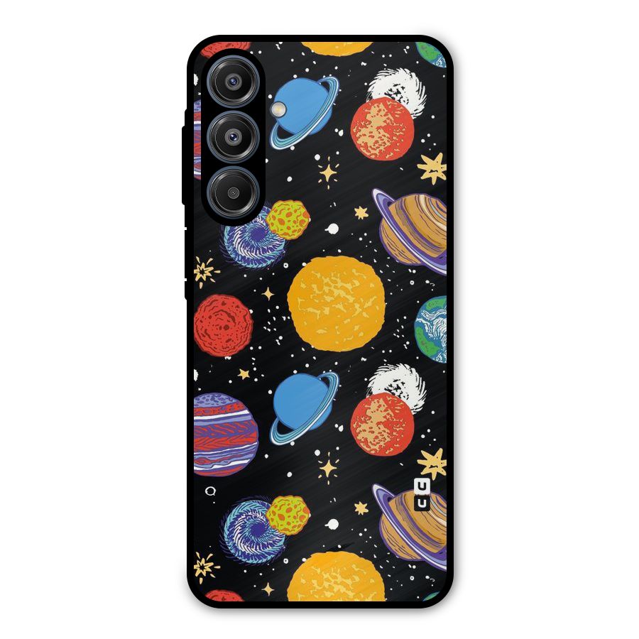 Designer Planets Metal Back Case for Galaxy A16 5G