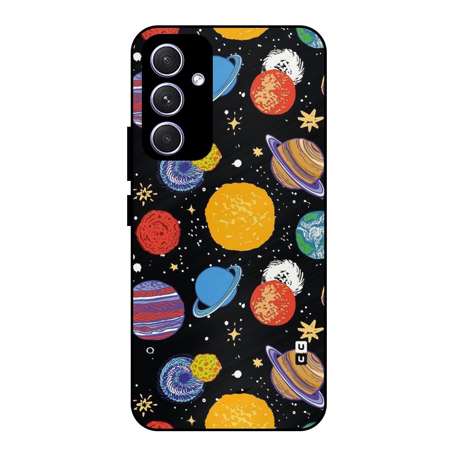 Designer Planets Metal Back Case for Galaxy A54