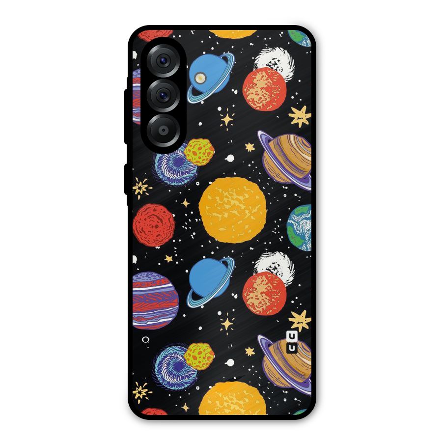 Designer Planets Metal Back Case for Galaxy A56