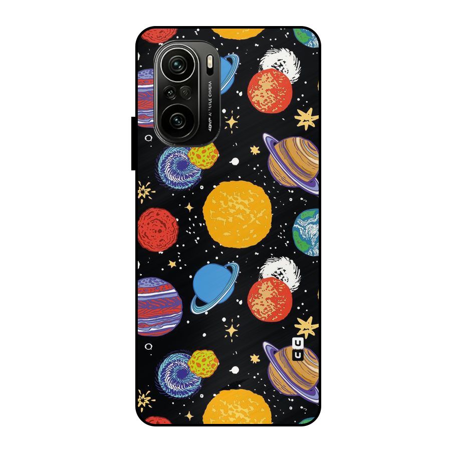 Designer Planets Metal Back Case for Mi 11X Pro