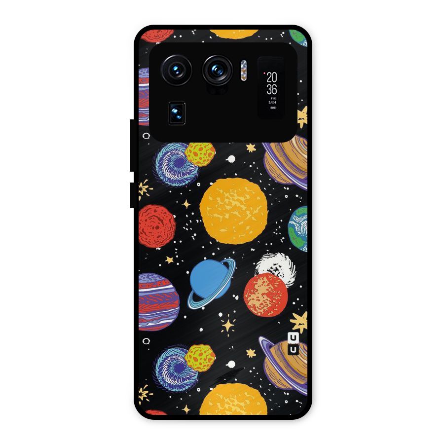 Designer Planets Metal Back Case for Mi 11 Ultra