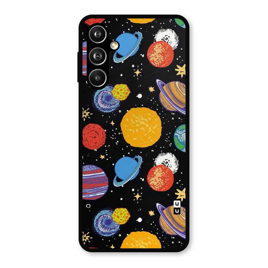 Designer Planets Metal Back Case for Samsung Galaxy M54