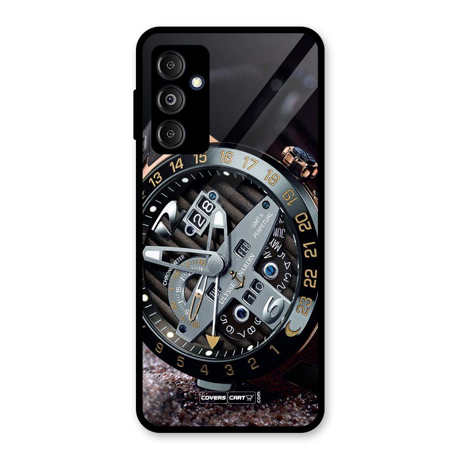 Designer Stylish Watch Glass Back Case for Galaxy M14 5G