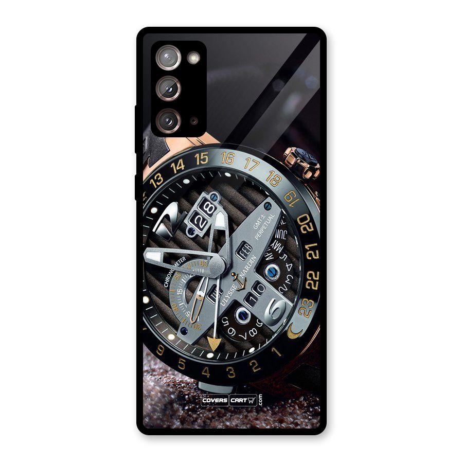Designer Stylish Watch Glass Back Case for Galaxy Note 20