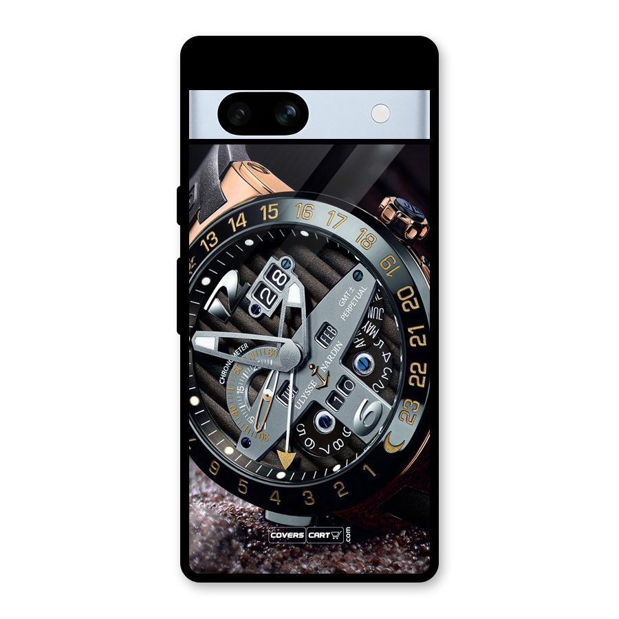 Designer Stylish Watch Glass Back Case for Google Pixel 7a