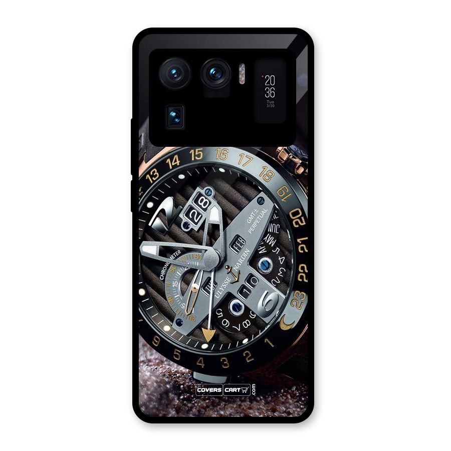 Designer Stylish Watch Glass Back Case for Mi 11 Ultra