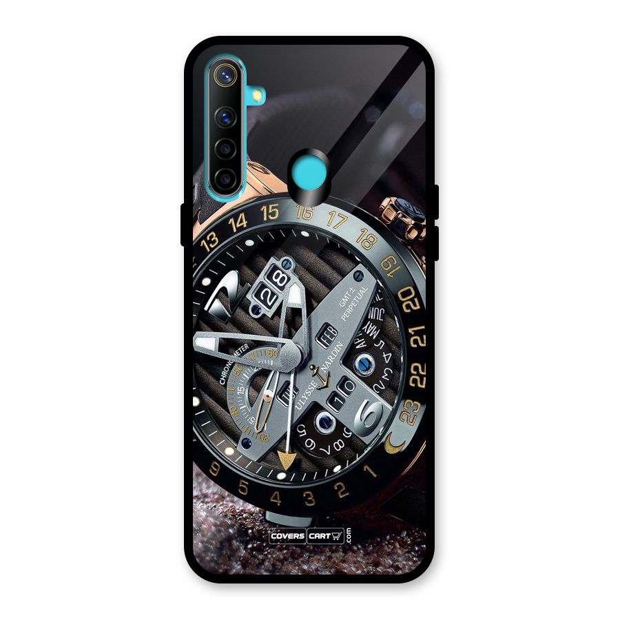 Designer Stylish Watch Glass Back Case for Realme Narzo 10