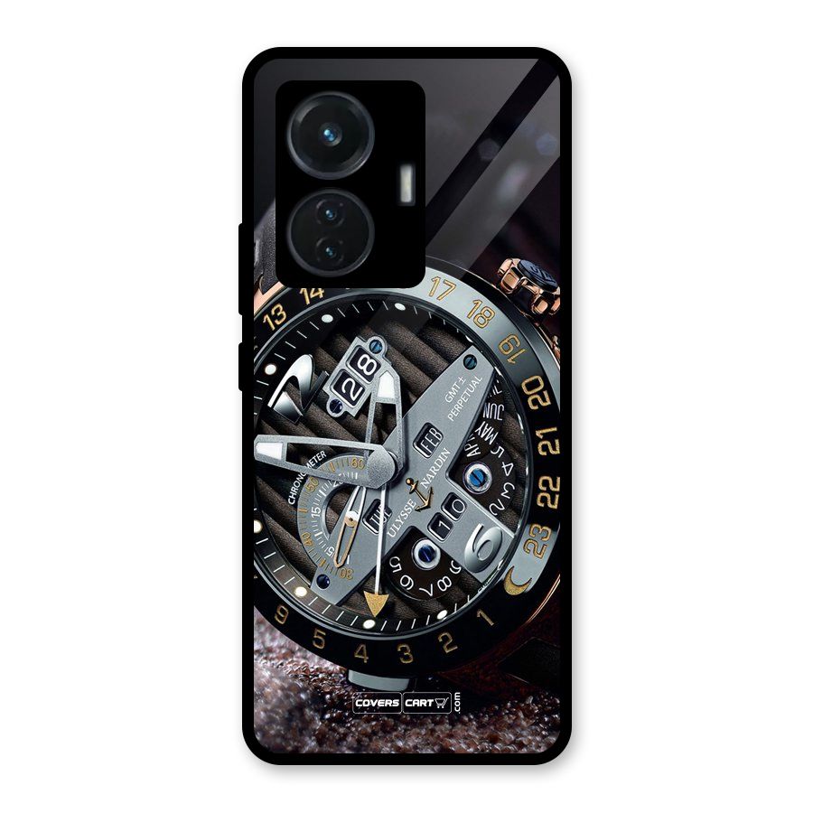 Designer Stylish Watch Glass Back Case for Vivo T1 44W