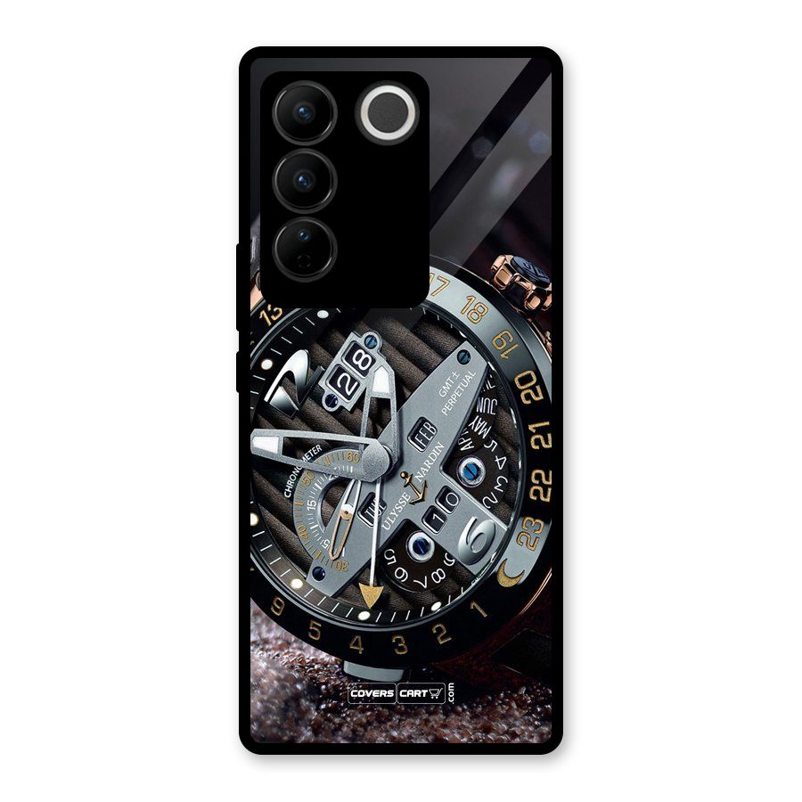 Designer Stylish Watch Glass Back Case for Vivo V27