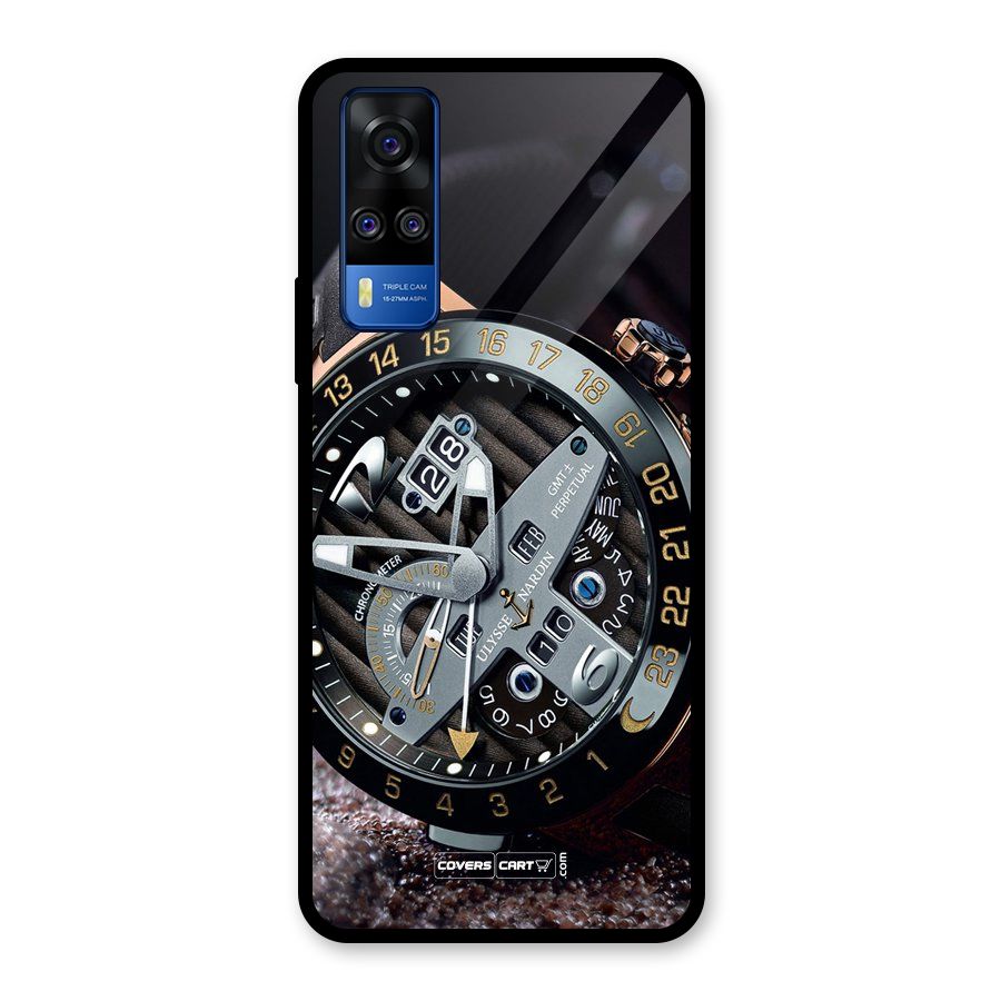 Designer Stylish Watch Glass Back Case for Vivo Y31