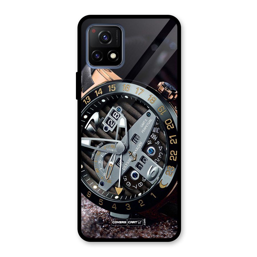 Designer Stylish Watch Glass Back Case for Vivo Y72 5G