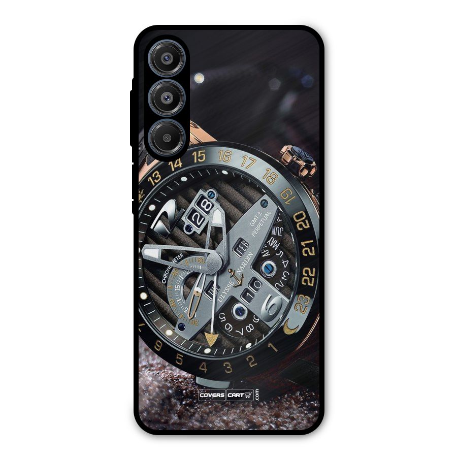 Designer Stylish Watch Metal Back Case for Galaxy A16 5G