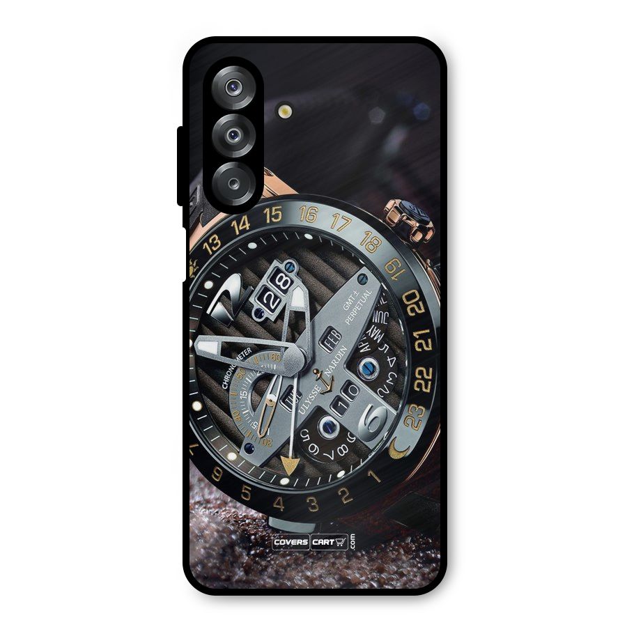 Designer Stylish Watch Metal Back Case for Galaxy A26
