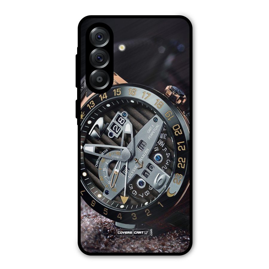 Designer Stylish Watch Metal Back Case for Galaxy A36