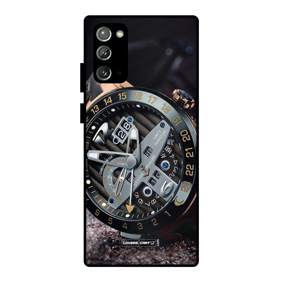 Designer Stylish Watch Metal Back Case for Galaxy Note 20