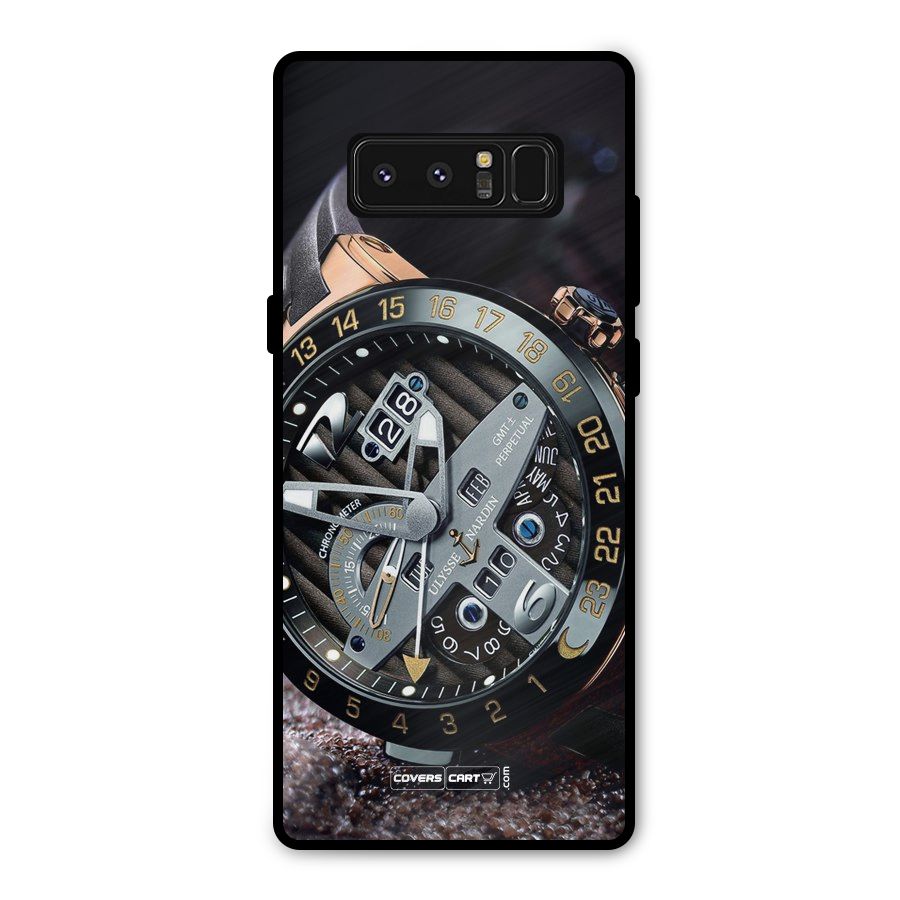 Designer Stylish Watch Metal Back Case for Galaxy Note 8