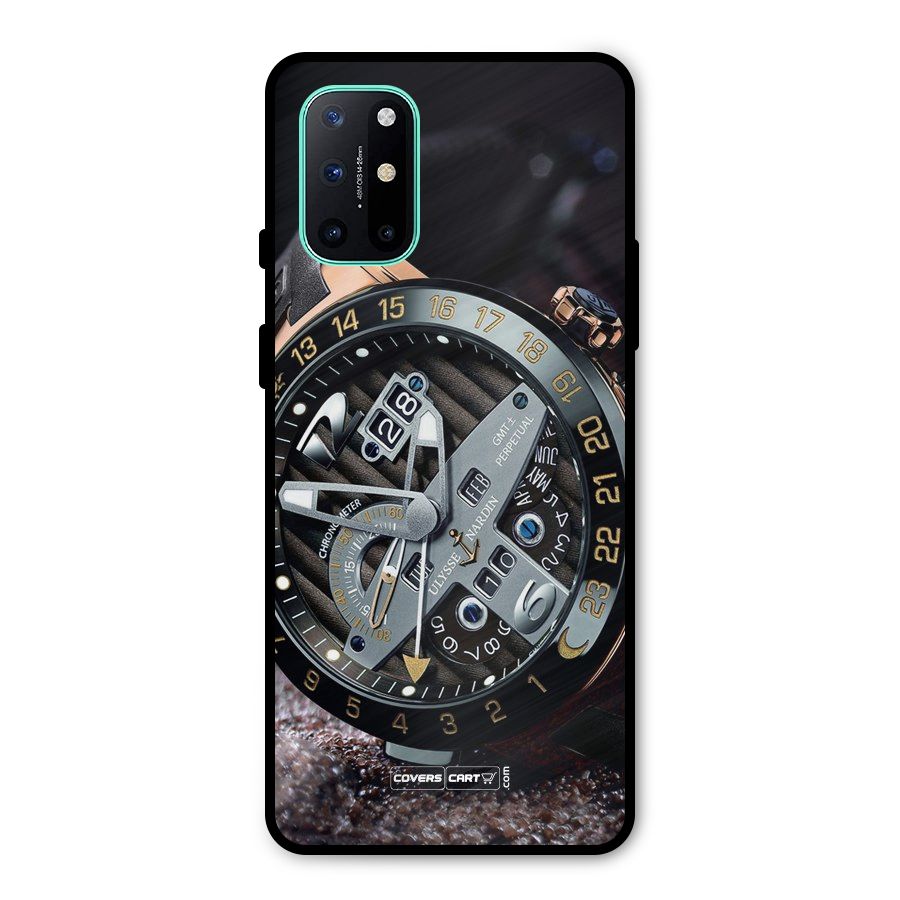 Designer Stylish Watch Metal Back Case for OnePlus 8T