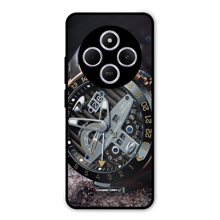 Designer Stylish Watch Metal Back Case for Poco C75 5G