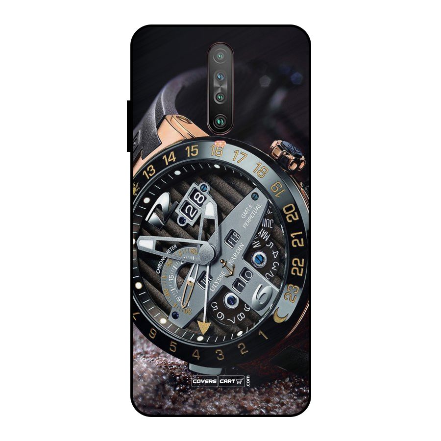 Designer Stylish Watch Metal Back Case for Poco X2