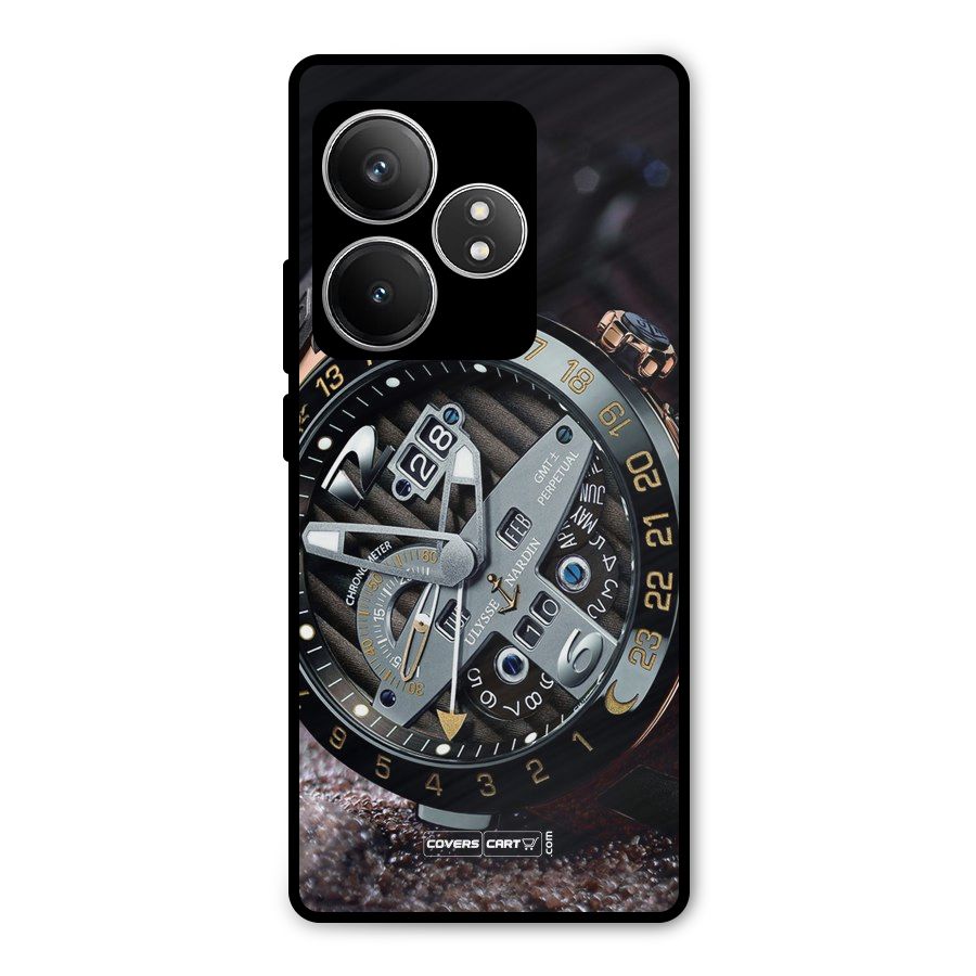 Designer Stylish Watch Metal Back Case for Realme GT 6T