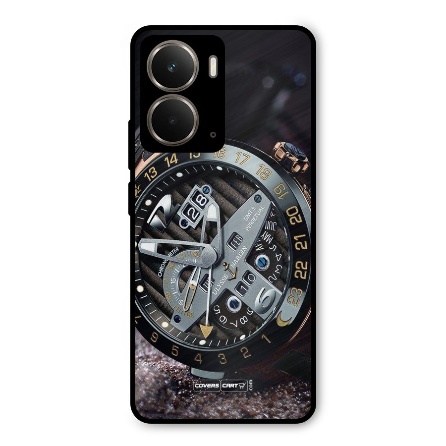 Designer Stylish Watch Metal Back Case for Realme P3
