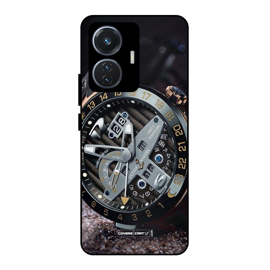 Designer Stylish Watch Metal Back Case for Vivo T1 44W