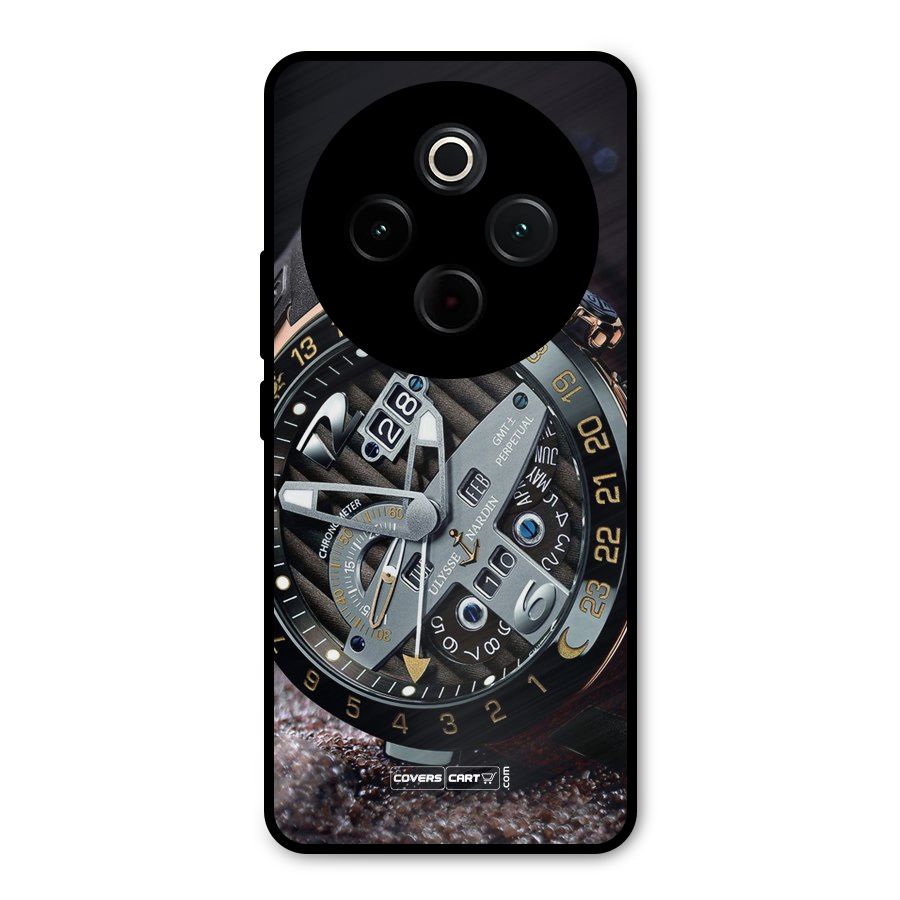 Designer Stylish Watch Metal Back Case for Vivo T4