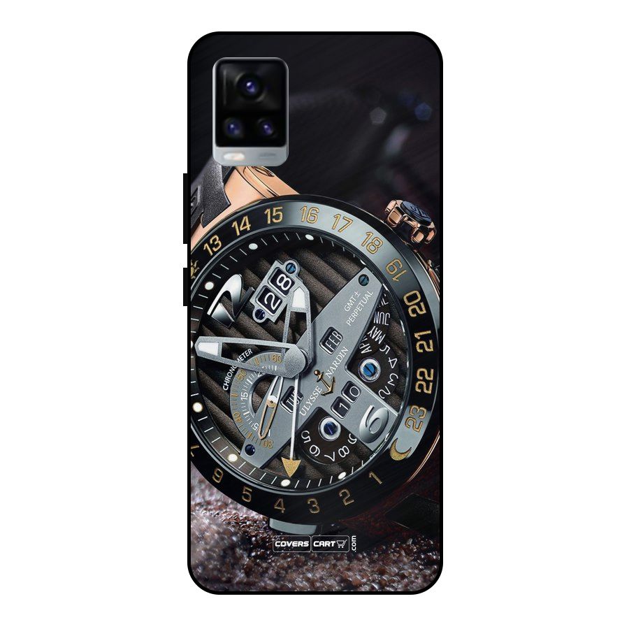 Designer Stylish Watch Metal Back Case for Vivo V20
