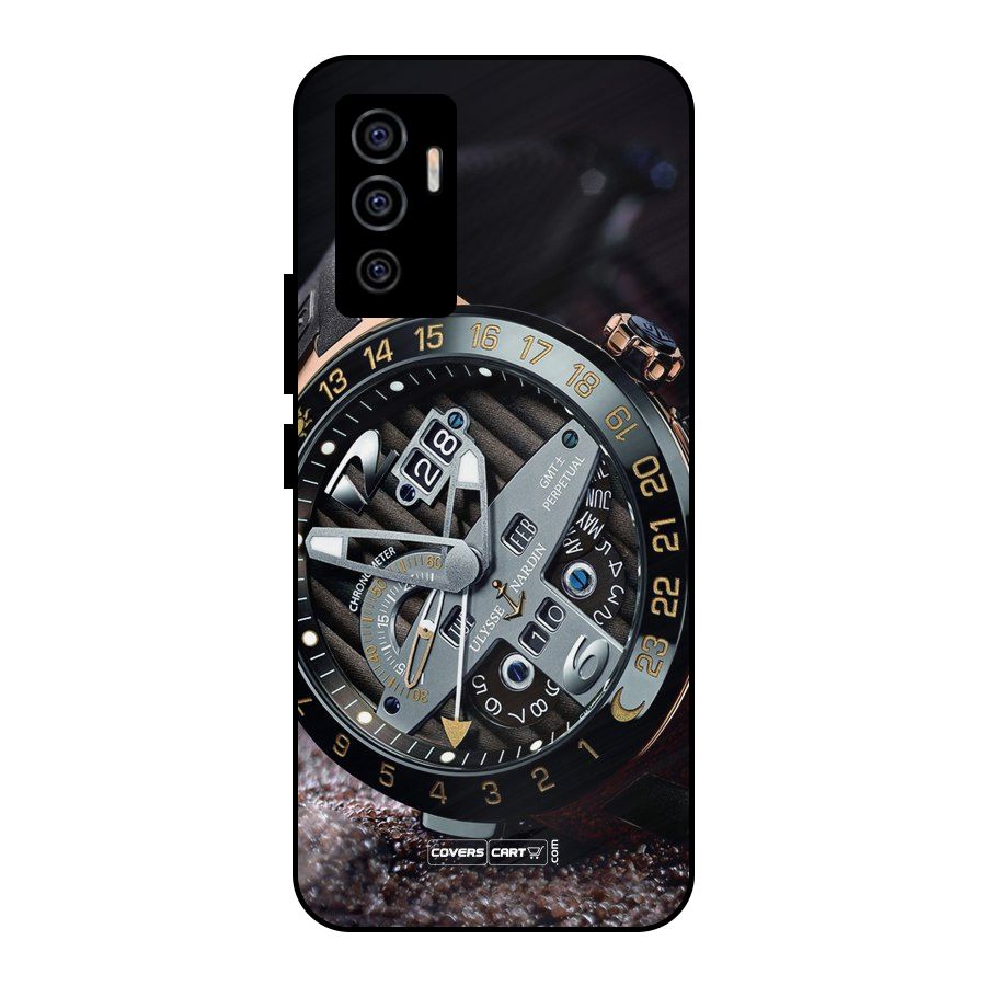 Designer Stylish Watch Metal Back Case for Vivo V23e