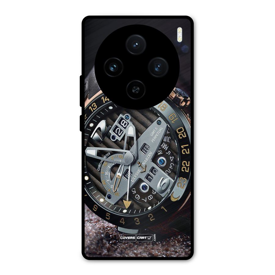 Designer Stylish Watch Metal Back Case for Vivo X100