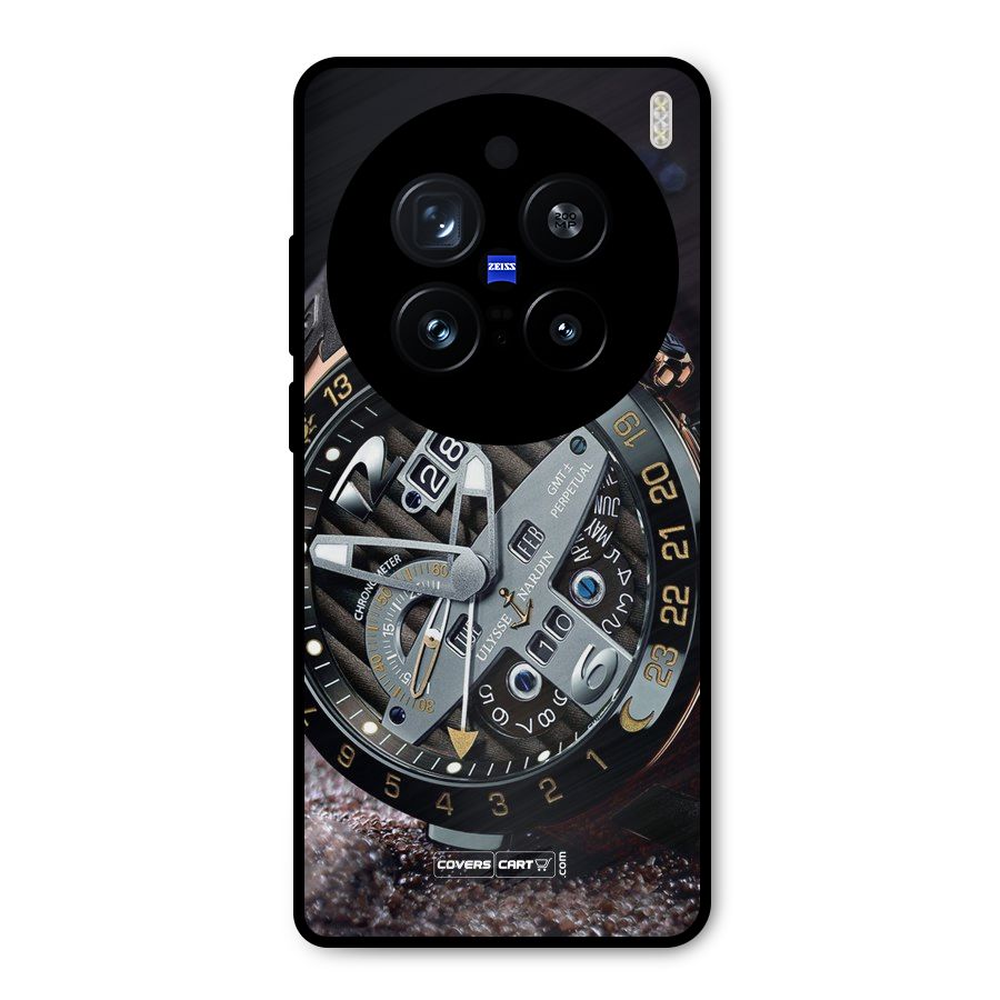 Designer Stylish Watch Metal Back Case for Vivo X200 Pro