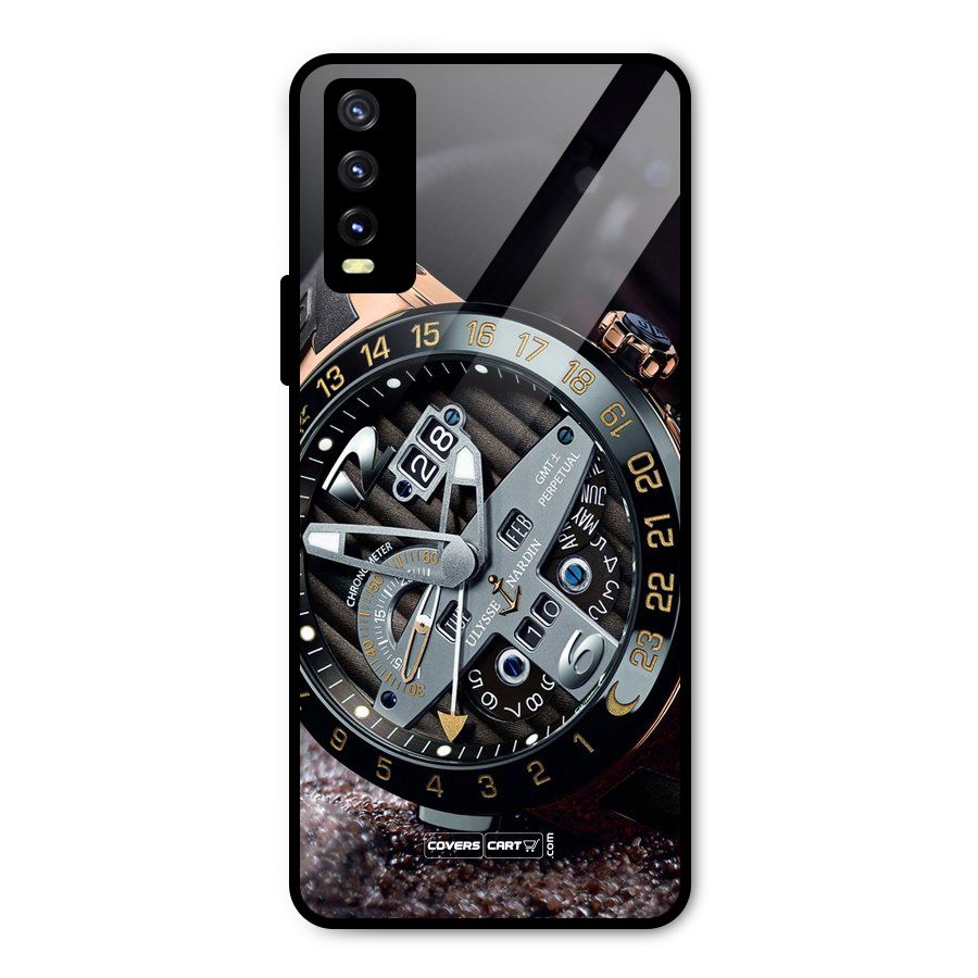 Designer Stylish Watch Metal Back Case for Vivo Y20