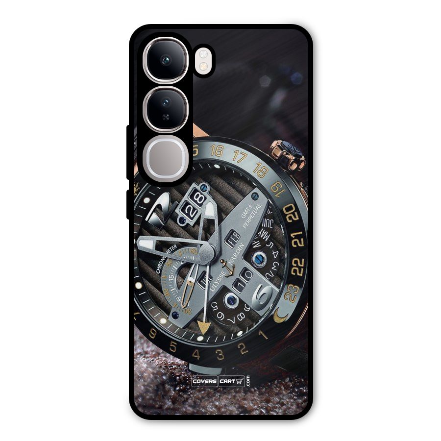 Designer Stylish Watch Metal Back Case for Vivo Y300