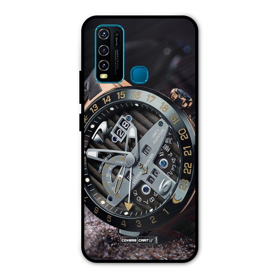 Designer Stylish Watch Metal Back Case for Vivo Y50