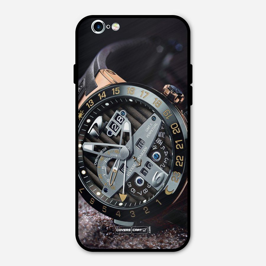 Designer Stylish Watch Metal Back Case for iPhone 6 6s