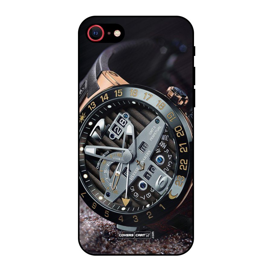 Designer Stylish Watch Metal Back Case for iPhone 7