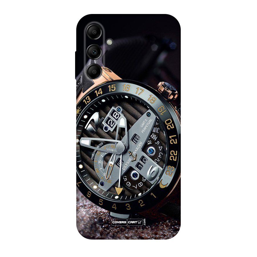 Designer Stylish Watch Original Polycarbonate Back Case for Galaxy A14 5G