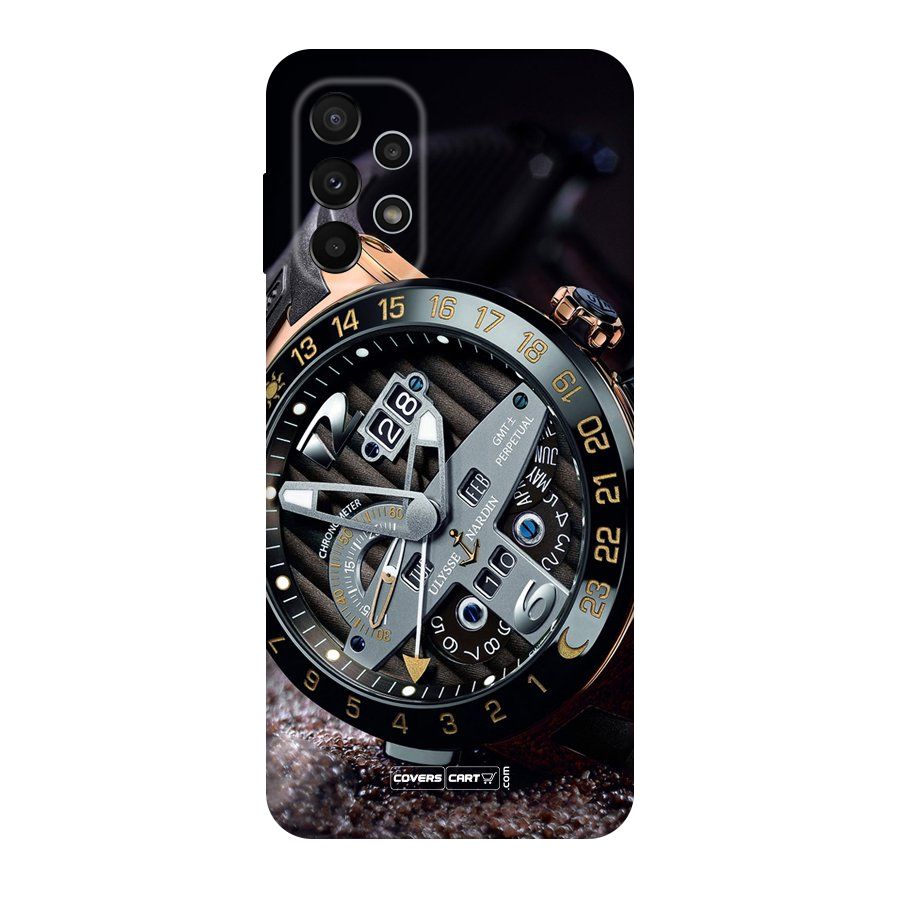 Designer Stylish Watch Original Polycarbonate Back Case for Galaxy A23